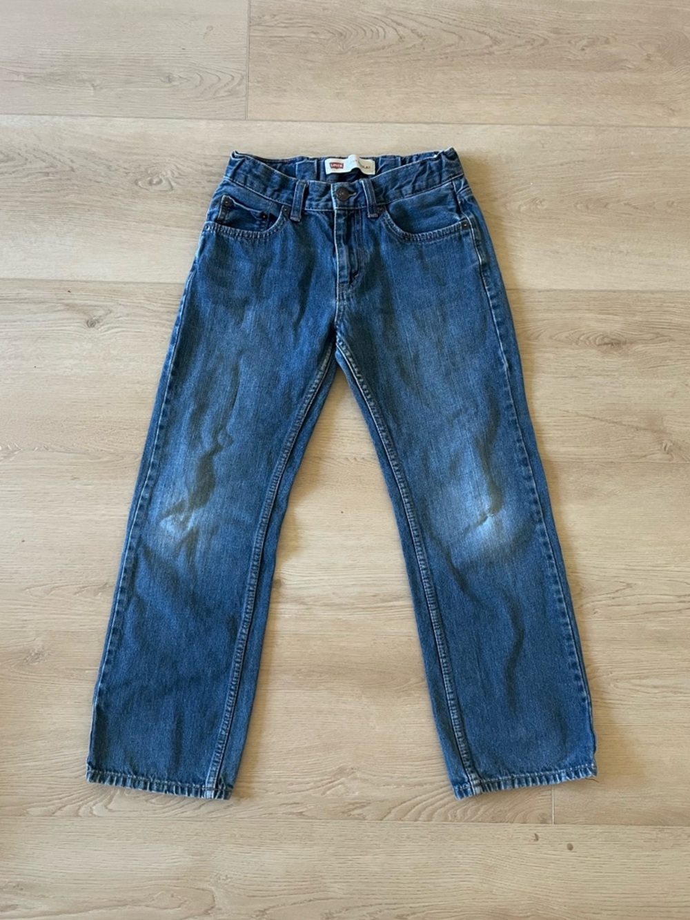Levi’s 505 Regular Jeans Boys Size 12 Reg W26 L26 Straight Leg Denim